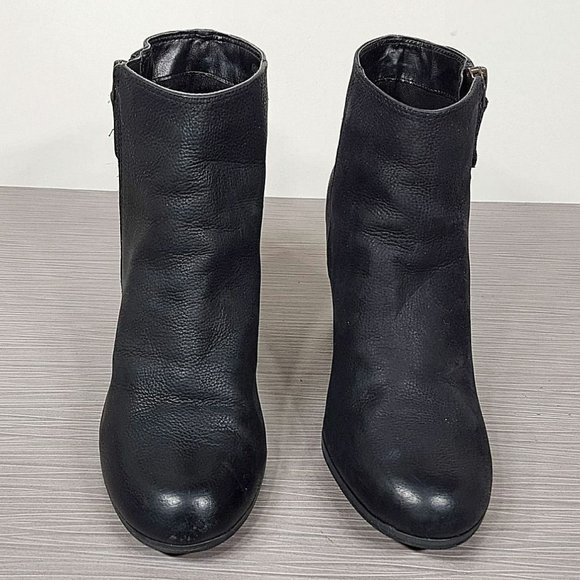 BP. 'Trolley' Leather Ankle Bootie, Black, Womens Various Sizes - Picture 2 of 9